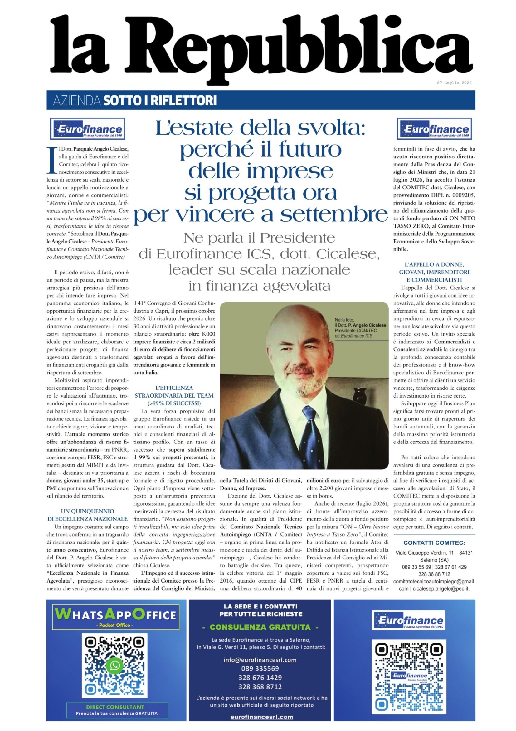 L'ESTATE DELLA SVOLTA: PERCHÉ IL FUTURO DELLE IMPRESE SI PROGETTA ORA PER VINCERE A SETTEMBRE